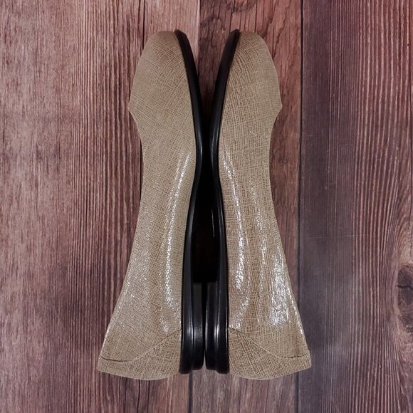 SAS Scenic Womens Size 7.5 M Tan Fog Comfort Slip On Ballet Flats Shoes USA Made - Picture 10 of 14